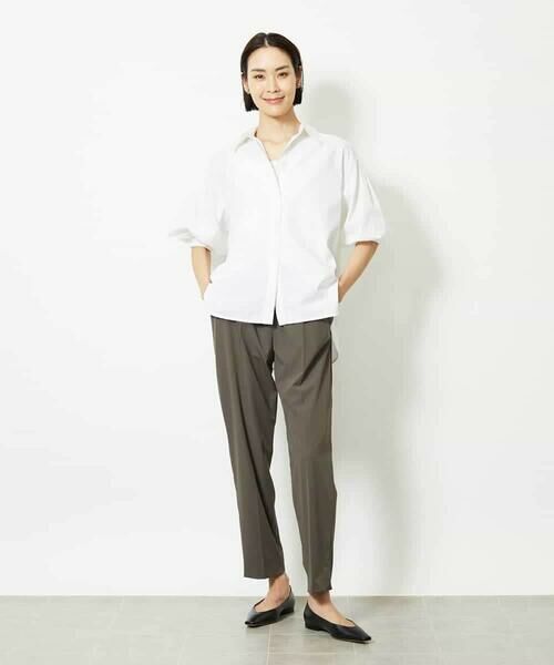 MICHEL KLEIN / ミッシェルクラン チノ・ワークパンツ | ［セットアップ対応］コージーテーパードパンツ | 詳細7