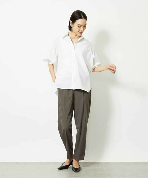 MICHEL KLEIN / ミッシェルクラン チノ・ワークパンツ | ［セットアップ対応］コージーテーパードパンツ | 詳細8