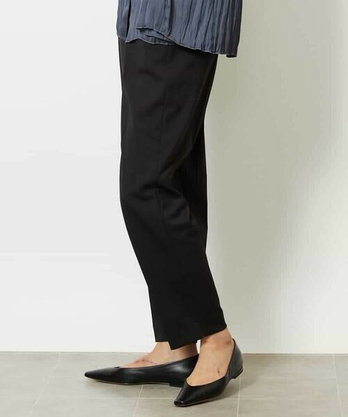 MICHEL KLEIN / ミッシェルクラン その他パンツ | ツイルストレッチテーパードパンツ | 詳細15