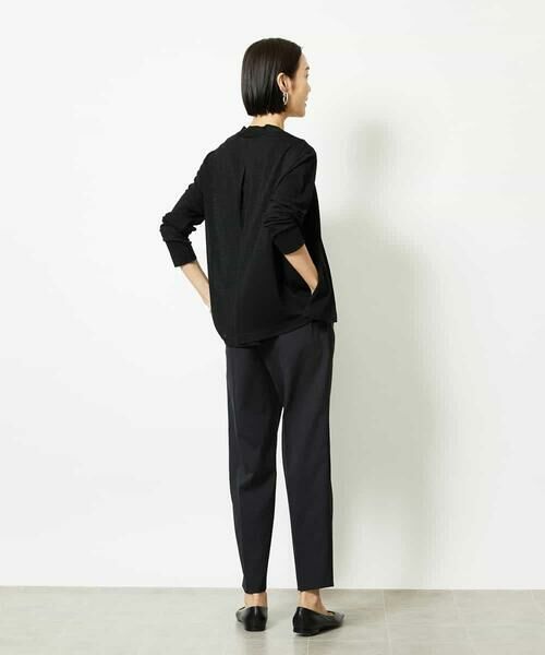 MICHEL KLEIN / ミッシェルクラン その他パンツ | ツイルストレッチテーパードパンツ | 詳細20