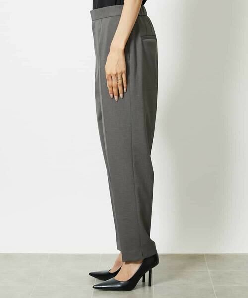 MICHEL KLEIN / ミッシェルクラン その他パンツ | ツイルストレッチテーパードパンツ | 詳細22