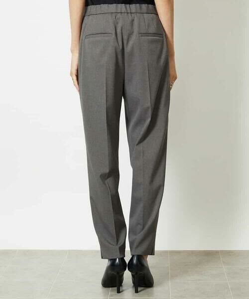 MICHEL KLEIN / ミッシェルクラン その他パンツ | ツイルストレッチテーパードパンツ | 詳細23