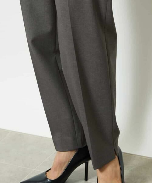 MICHEL KLEIN / ミッシェルクラン その他パンツ | ツイルストレッチテーパードパンツ | 詳細27