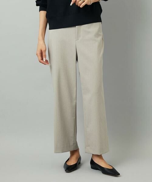 MICHEL KLEIN / ミッシェルクラン その他パンツ | ツイルストレッチワイドパンツ | 詳細15