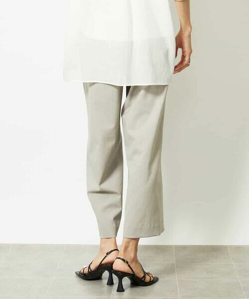 MICHEL KLEIN / ミッシェルクラン その他パンツ | ツイルストレッチワイドパンツ | 詳細24