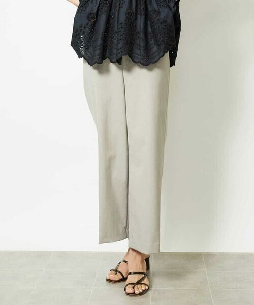 MICHEL KLEIN / ミッシェルクラン その他パンツ | ツイルストレッチワイドパンツ | 詳細28