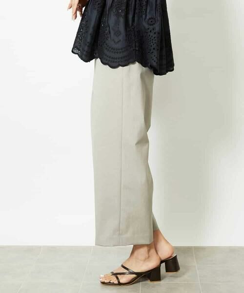 MICHEL KLEIN / ミッシェルクラン その他パンツ | ツイルストレッチワイドパンツ | 詳細29