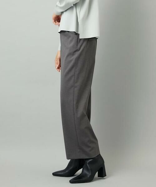 MICHEL KLEIN / ミッシェルクラン その他パンツ | ツイルストレッチワイドパンツ | 詳細3