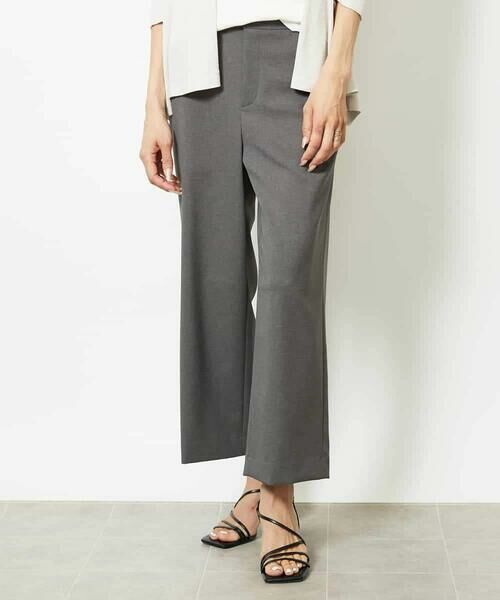 MICHEL KLEIN / ミッシェルクラン その他パンツ | ツイルストレッチワイドパンツ | 詳細7