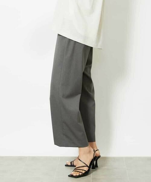 MICHEL KLEIN / ミッシェルクラン その他パンツ | ツイルストレッチワイドパンツ | 詳細8