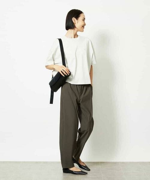 MICHEL KLEIN / ミッシェルクラン その他パンツ | リラックステーパードパンツ | 詳細10