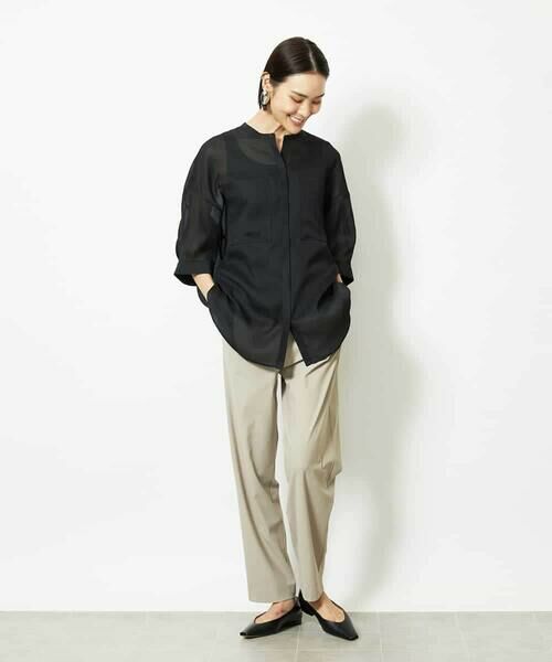 MICHEL KLEIN / ミッシェルクラン その他パンツ | リラックステーパードパンツ | 詳細14