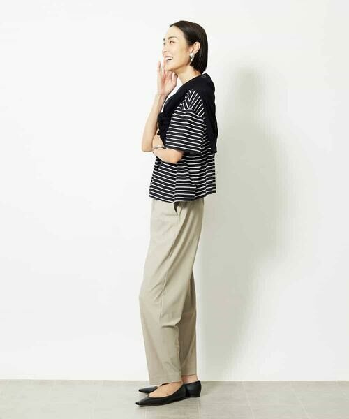 MICHEL KLEIN / ミッシェルクラン その他パンツ | リラックステーパードパンツ | 詳細19