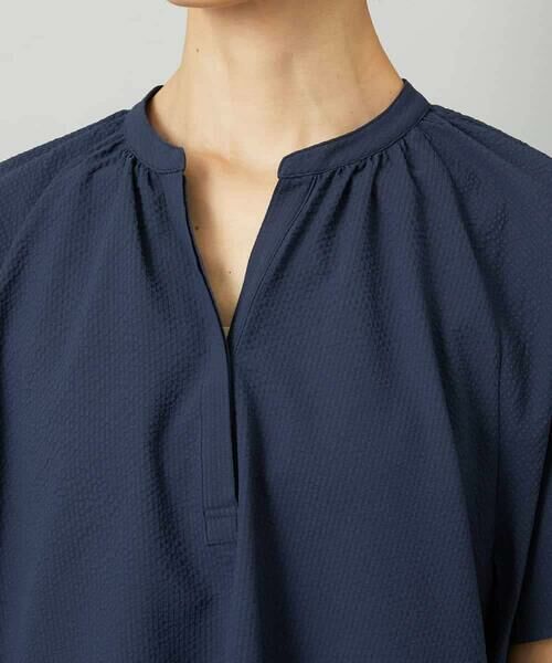 MICHEL KLEIN / ミッシェルクラン シャツ・ブラウス | [セットアップ対応]ギャザーブラウス　サッカー無地 | 詳細15