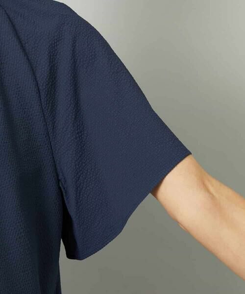 MICHEL KLEIN / ミッシェルクラン シャツ・ブラウス | [セットアップ対応]ギャザーブラウス　サッカー無地 | 詳細16