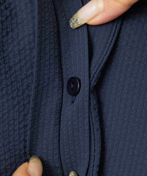 MICHEL KLEIN / ミッシェルクラン シャツ・ブラウス | [セットアップ対応]ギャザーブラウス　サッカー無地 | 詳細18