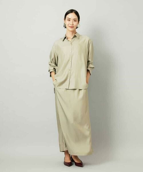 MICHEL KLEIN / ミッシェルクラン シャツ・ブラウス | [セットアップ対応]とろみシャツ | 詳細21