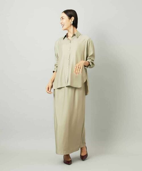 MICHEL KLEIN / ミッシェルクラン シャツ・ブラウス | [セットアップ対応]とろみシャツ | 詳細22