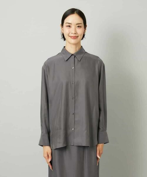 MICHEL KLEIN / ミッシェルクラン シャツ・ブラウス | [セットアップ対応]とろみシャツ | 詳細24