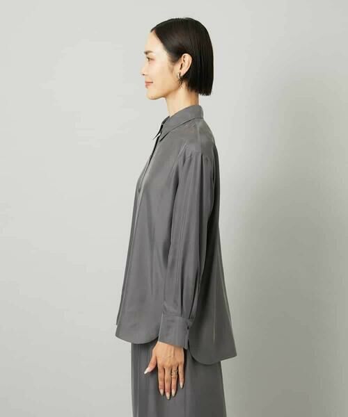 MICHEL KLEIN / ミッシェルクラン シャツ・ブラウス | [セットアップ対応]とろみシャツ | 詳細25
