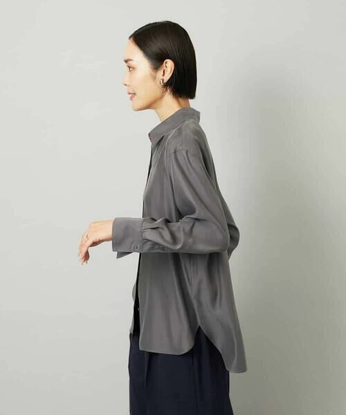 MICHEL KLEIN / ミッシェルクラン シャツ・ブラウス | [セットアップ対応]とろみシャツ | 詳細9