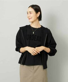 MICHEL KLEIN / ミッシェルクラン パーカー | シアー裏毛アクセントラメパーカー