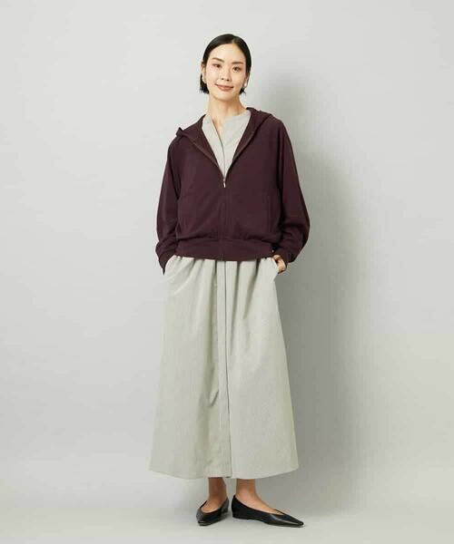 MICHEL KLEIN / ミッシェルクラン パーカー | シアー裏毛アクセントラメパーカー | 詳細12