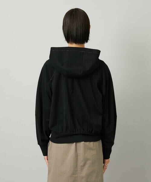 MICHEL KLEIN / ミッシェルクラン パーカー | シアー裏毛アクセントラメパーカー | 詳細20