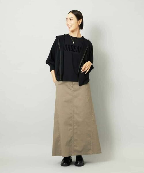 MICHEL KLEIN / ミッシェルクラン パーカー | シアー裏毛アクセントラメパーカー | 詳細6