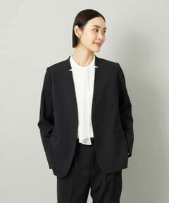 MICHEL KLEIN / ミッシェルクラン ノーカラージャケット | [セットアップ対応]ノーカラージャケット