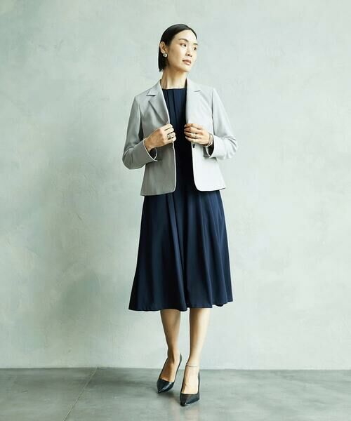 MICHEL KLEIN / ミッシェルクラン ノーカラージャケット | [セットアップ対応]ノーカラージャケット | 詳細15