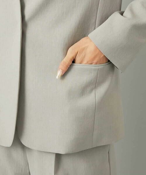 MICHEL KLEIN / ミッシェルクラン ノーカラージャケット | [セットアップ対応]ノーカラージャケット | 詳細2