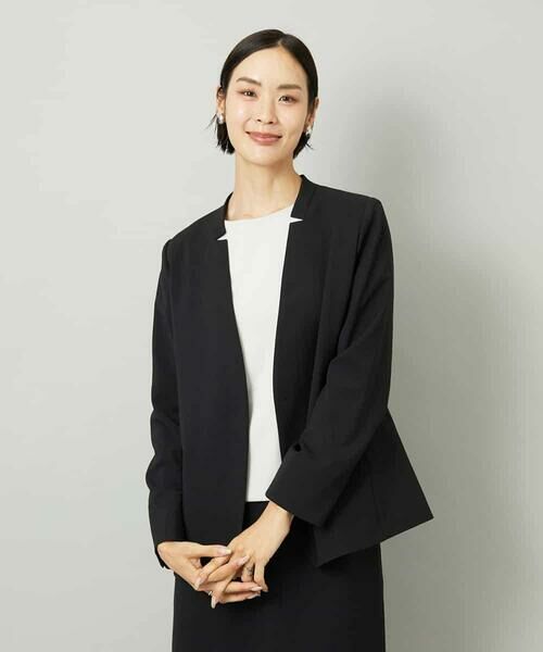 MICHEL KLEIN / ミッシェルクラン ノーカラージャケット | [セットアップ対応]ノーカラージャケット | 詳細24