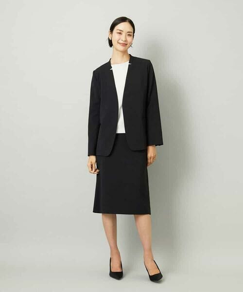 MICHEL KLEIN / ミッシェルクラン ノーカラージャケット | [セットアップ対応]ノーカラージャケット | 詳細26