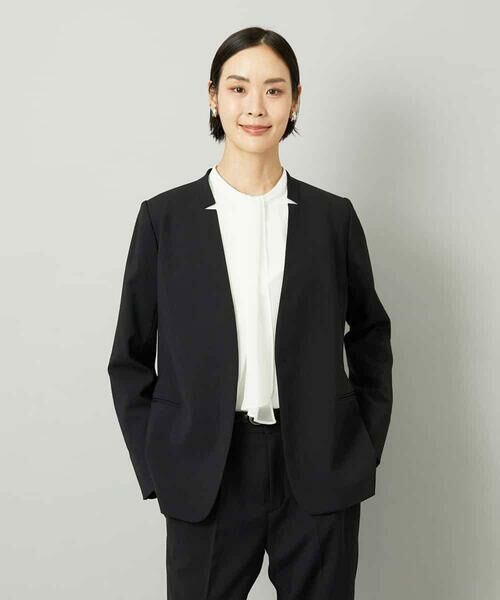 MICHEL KLEIN / ミッシェルクラン ノーカラージャケット | [セットアップ対応]ノーカラージャケット | 詳細29