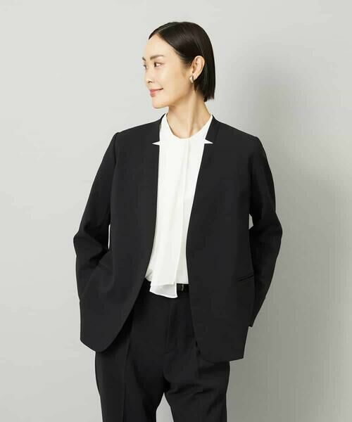 MICHEL KLEIN / ミッシェルクラン ノーカラージャケット | [セットアップ対応]ノーカラージャケット | 詳細30