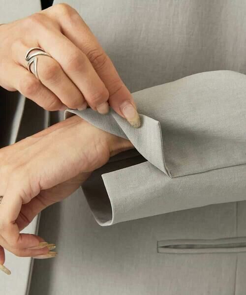 MICHEL KLEIN / ミッシェルクラン ノーカラージャケット | [セットアップ対応]ノーカラージャケット | 詳細4