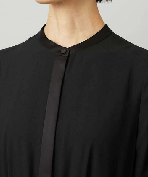 MICHEL KLEIN / ミッシェルクラン ロング・マキシ丈ワンピース | ノーカラーフレアーワンピース | 詳細17