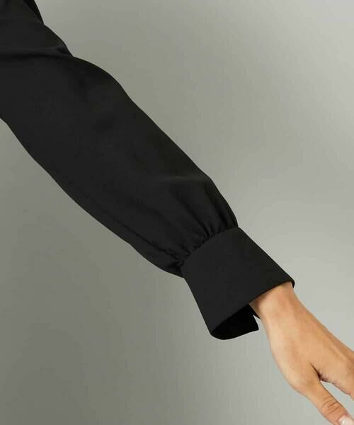 MICHEL KLEIN / ミッシェルクラン ロング・マキシ丈ワンピース | ノーカラーフレアーワンピース | 詳細18