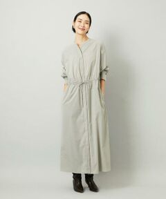 MICHEL KLEIN / ミッシェルクラン ロング・マキシ丈ワンピース | オーバーサイズストライプシャツワンピース