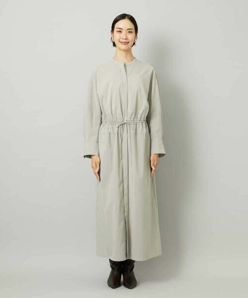 MICHEL KLEIN / ミッシェルクラン ロング・マキシ丈ワンピース | オーバーサイズストライプシャツワンピース | 詳細17