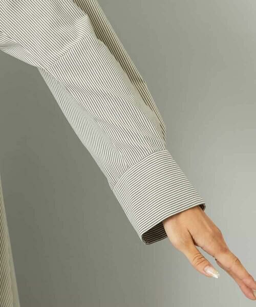 MICHEL KLEIN / ミッシェルクラン ロング・マキシ丈ワンピース | オーバーサイズストライプシャツワンピース | 詳細21