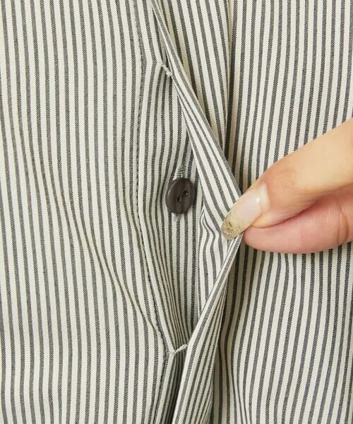 MICHEL KLEIN / ミッシェルクラン ロング・マキシ丈ワンピース | オーバーサイズストライプシャツワンピース | 詳細26