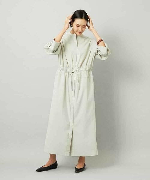 MICHEL KLEIN / ミッシェルクラン ロング・マキシ丈ワンピース | オーバーサイズストライプシャツワンピース | 詳細6