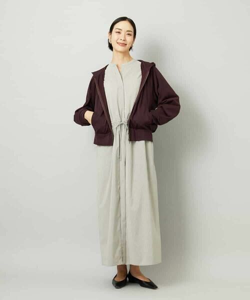 MICHEL KLEIN / ミッシェルクラン ロング・マキシ丈ワンピース | オーバーサイズストライプシャツワンピース | 詳細8