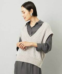 MICHEL KLEIN / ミッシェルクラン ベスト | フェザータッチVネックベスト