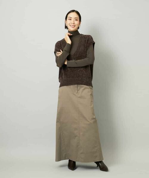 MICHEL KLEIN / ミッシェルクラン ベスト | フェザータッチVネックベスト | 詳細11