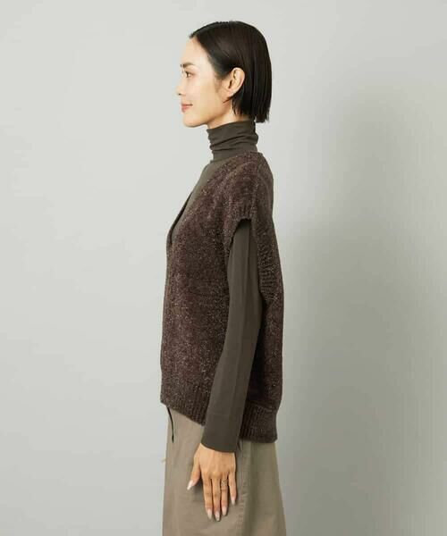 MICHEL KLEIN / ミッシェルクラン ベスト | フェザータッチVネックベスト | 詳細26