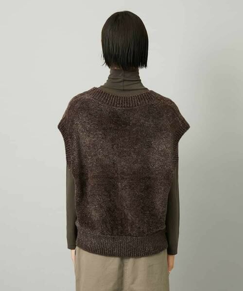 MICHEL KLEIN / ミッシェルクラン ベスト | フェザータッチVネックベスト | 詳細27