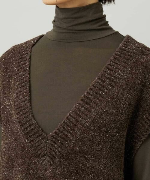 MICHEL KLEIN / ミッシェルクラン ベスト | フェザータッチVネックベスト | 詳細28